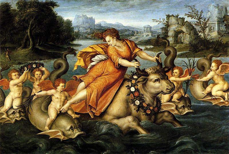 Jean Cousin THe Elder The Rape of Europa